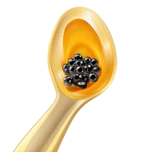 Caviar On Spoon Png Qjd30 PNG image