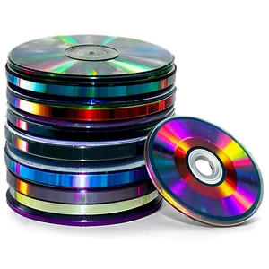 Cd Stack Photo PNG 3