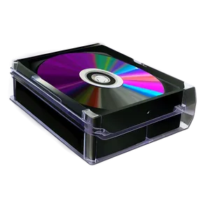 Cd With Box PNG Urg40