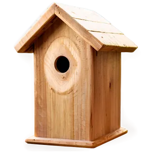 Cedar Birdhouse PNG 76