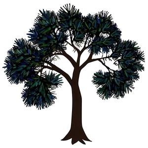 Cedar Tree Line Art PNG 27 PNG