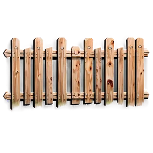 Cedar Wood Fence PNG Kmn69