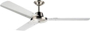 Ceiling Fan Silver Blades
