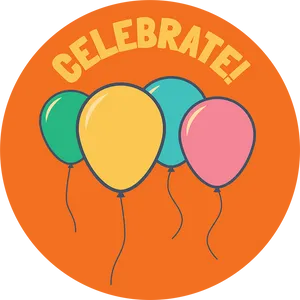 Celebrate Balloons Graphic