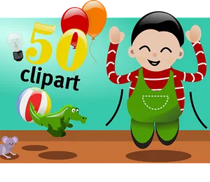 Celebratory Clipart50th Anniversary