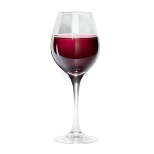 Celebratory Red Wine Glass Png Uho PNG image