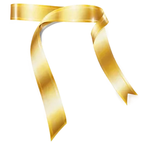 Celebratory Yellow Ribbon Png 06262024 PNG image