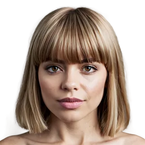 Celebrity Bangs Ideas Png 05252024 PNG image