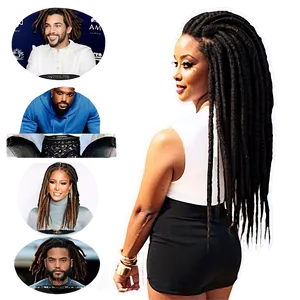 Celebrity Dreads Inspiration Png 05242024 PNG image