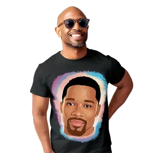 Celebrity Portrait Graphic Tee Png 06272024 PNG image