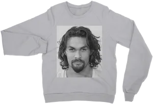 Celebrity Printed Sweatshirt PNG image