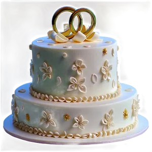 Celebrity Style Wedding Cake PNG 06122024 PNG