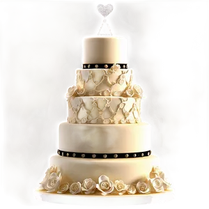 Celebrity Style Wedding Cake PNG Lst97 PNG