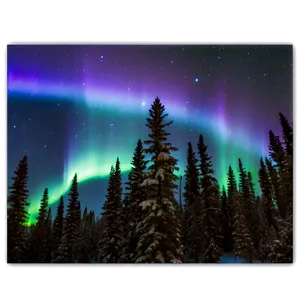 Celestial Aurora Boreal Display PNG Sxf PNG