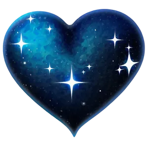 Celestial Blue Heart Emoji PNG 06272024 PNG