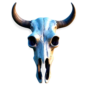 Celestial Cow Skull PNG Jfc