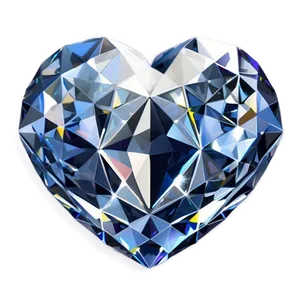Celestial Diamond Heart PNG 48 PNG