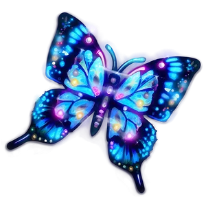 Celestial Glow Butterfly PNG Eav