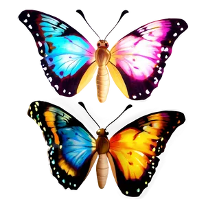 Celestial Glow Butterfly PNG Oux32 PNG