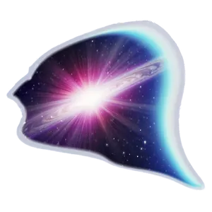 Celestial Light Leak Overlay PNG Blk
