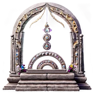 Celestial Moon Altar PNG 33