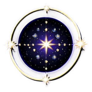 Celestial Star Circle Png 33 PNG image