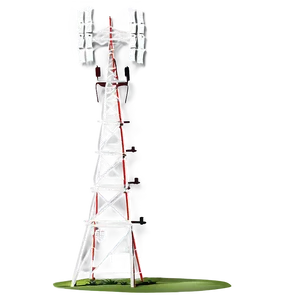 Cell Tower At Night Png Uxj80 PNG image