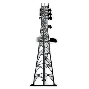 Cell Tower Elevation PNG Lwl