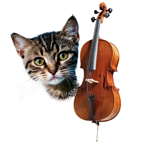 Cello And Cat Png Nck57 PNG image