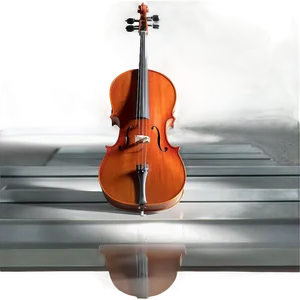 Cello On A Glossy Floor Png Cdv45 PNG image