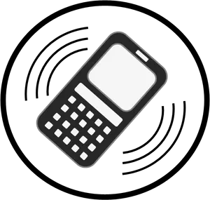 Cellphone Signal Illustration PNG