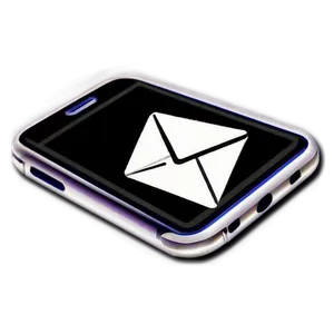 Cellphone With Email Icon PNG Top PNG