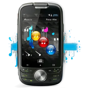 Cellphone With Music Player PNG Pea97 PNG