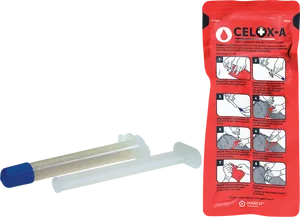Celox A Hemostatic Granules Applicator PNG
