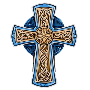 Celtic Catholic Cross Drawing Png 06122024 PNG image