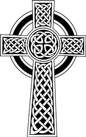 Celtic Cross Design PNG image