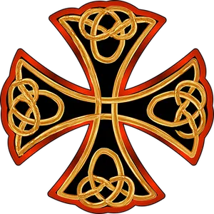 Celtic Cross Design PNG image