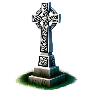 Celtic Cross In 3d Perspective PNG 06212024 PNG