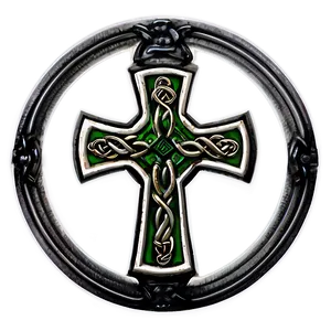 Celtic Cross In Circle Frame PNG Jyy84 PNG