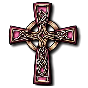 Celtic Cross In Heart Shape PNG Cyr81 PNG