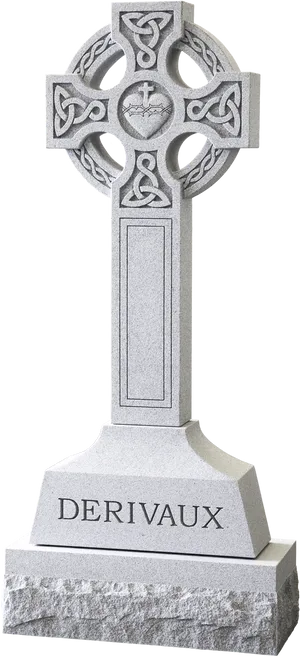 Celtic Cross Tombstone D E R I V A U X PNG image