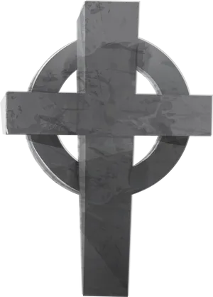 Celtic Cross Tombstone Graphic PNG image