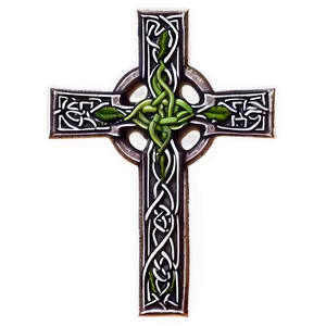 Celtic Cross With Ivy Vines PNG 43 PNG