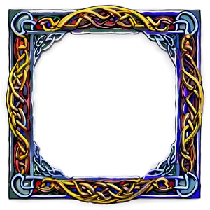 Celtic Decorative Frame PNG 06292024