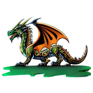Celtic Dragon Clipart PNG Nos66 PNG