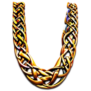 Celtic Gold Necklace PNG Ibj80 PNG