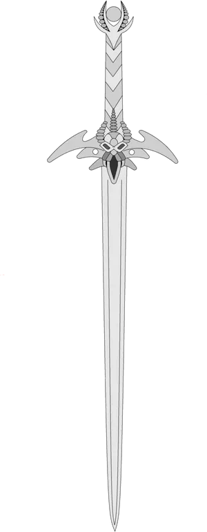 Celtic Inspired Sword Illustration PNG