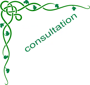 Celtic Knot Consultation Border PNG image