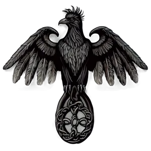 Celtic Raven Symbol Png 06122024 PNG image