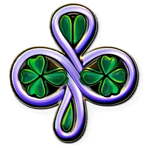 Celtic Shamrock Design PNG 86